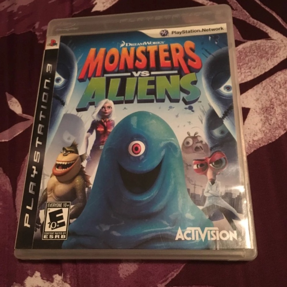 Monsters vs aliens ps3 video game PlayStation